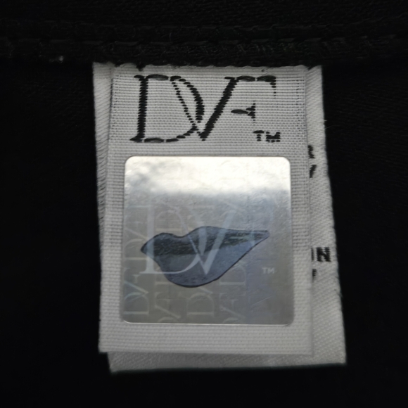 Diane Von Furstenberg Black Flounce Mini Skirt A-Line Size 8 - Picture 8 of 12